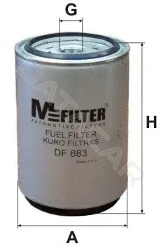 Топливный фильтр MFILTER DF683