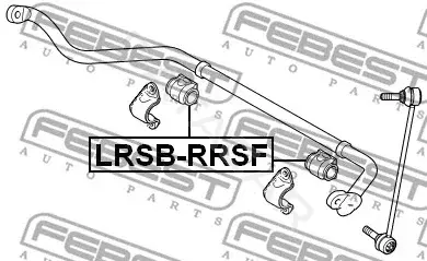 Втулки стабилизатора FEBEST LRSB-RRSF