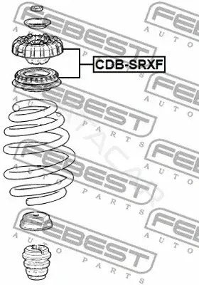 Опора амортизатора FEBEST CDB-SRXF