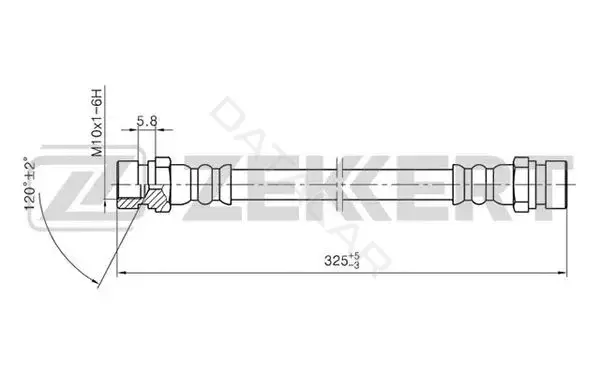 Тормозные шланги ZEKKERT BS-9335