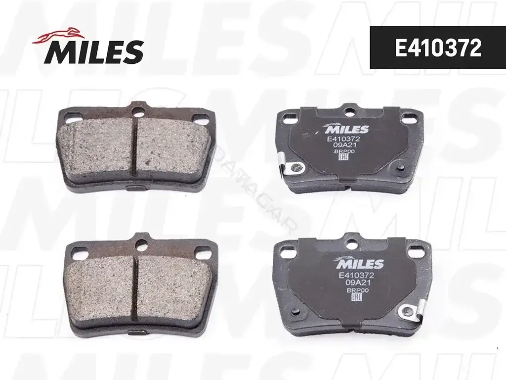 Тормозные колодки MILES E410372