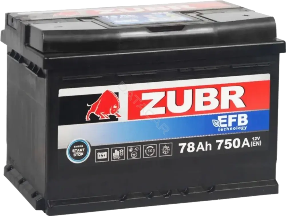 Аккумулятор ZUBR ZE780