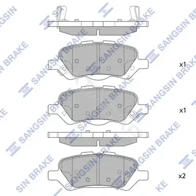 Тормозные колодки Hi-Q SP1459