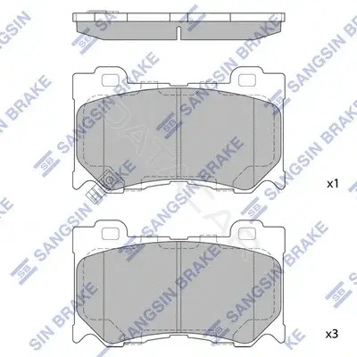 Тормозные колодки Hi-Q SP1471