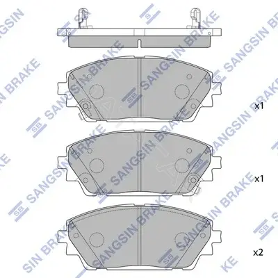 Тормозные колодки Hi-Q SP4381