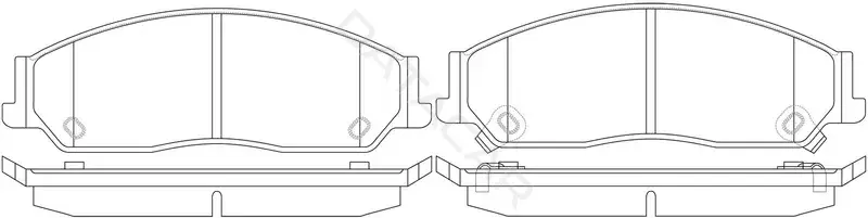 Тормозные колодки SB NAGAMOCHI BP20828
