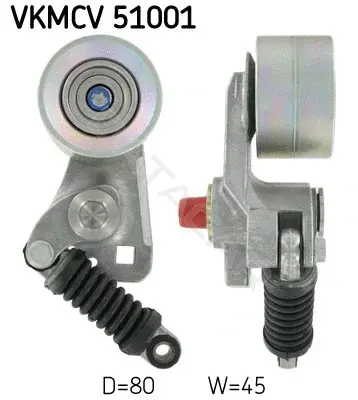 Натяжитель ремня генератора SKF VKMCV51001