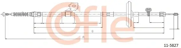 Трос ручника COFLE/TELCO 92.11.5827