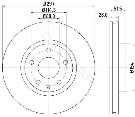 Тормозные диски NISSHINBO ND5027K