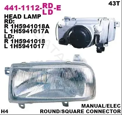 Фары DEPO 441-1112R-LD-E