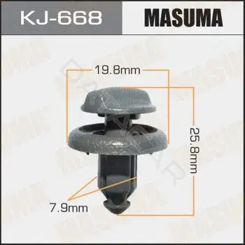 Клипсы, фиксаторы, зажимы MASUMA KJ668