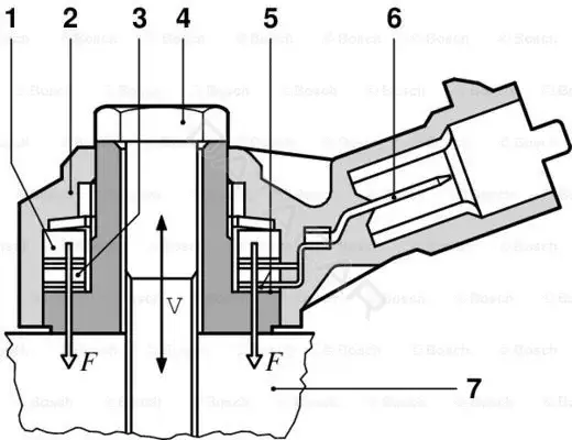 Датчик детонации BOSCH 0261231176