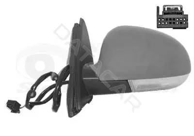 Наружное зеркало VAN WEZEL 5886807