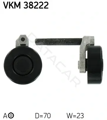 Натяжитель ремня генератора SKF VKM38222