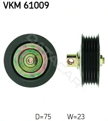 Ролик ремня генератора SKF VKM61009