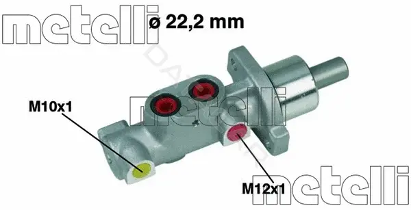 Главный тормозной цилиндр METELLI 05-0365