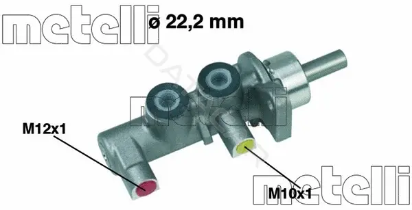 Главный тормозной цилиндр METELLI 05-0380