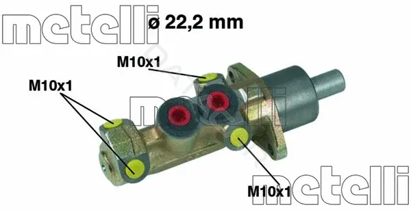 Главный тормозной цилиндр METELLI 05-0387