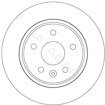 Тормозные диски TRW DF6846