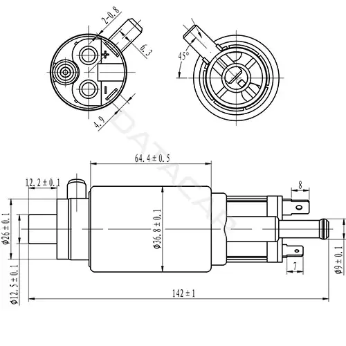 Топливный насос ZIKMAR Z61087R