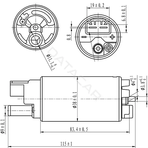 Топливный насос ZIKMAR Z61190R
