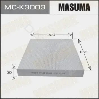 Фильтр салонный MASUMA MC-K3003