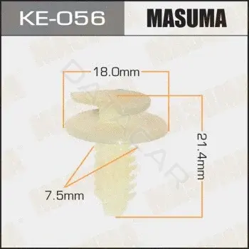 Клипса молдинга MASUMA KE-056