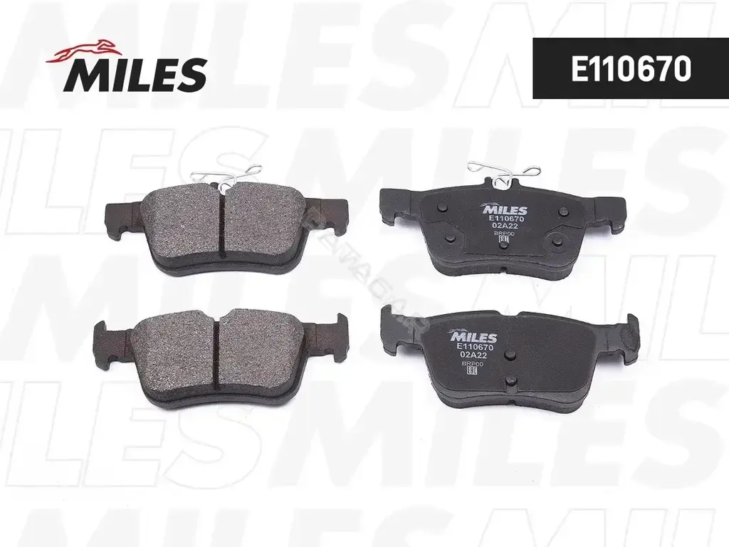 Тормозные колодки MILES E110670