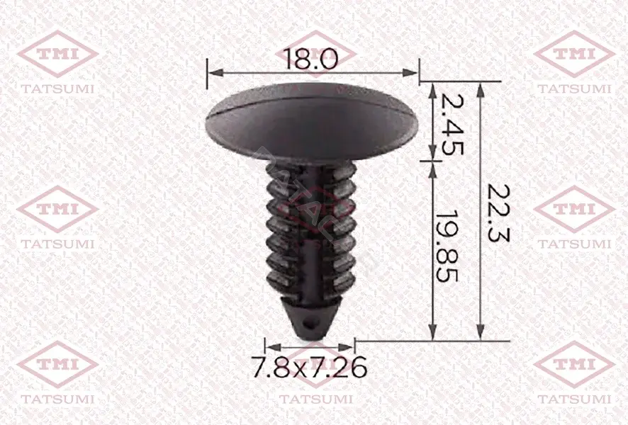 Клипсы, фиксаторы, зажимы TATSUMI TJB1033