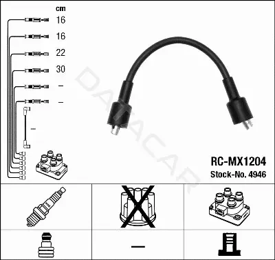 Высоковольтные провода NGK 4946