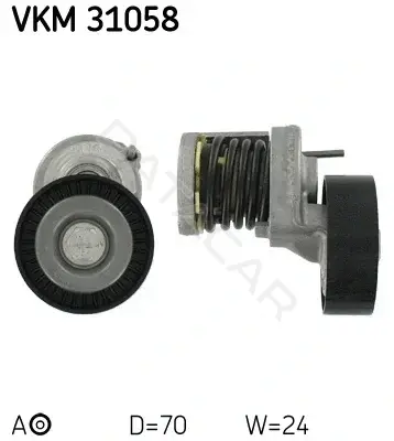 Натяжитель ремня генератора SKF VKM31058