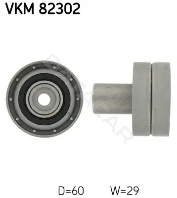 Ролик обводной ремня грм SKF VKM82302