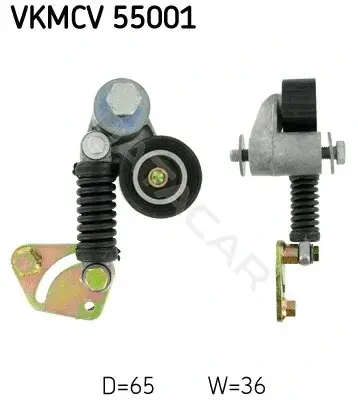 Ролик ремня генератора SKF VKMCV55001