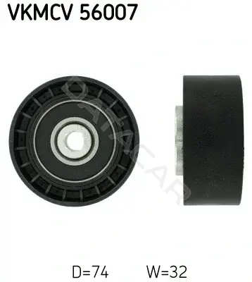 Ролик ремня генератора SKF VKMCV56007