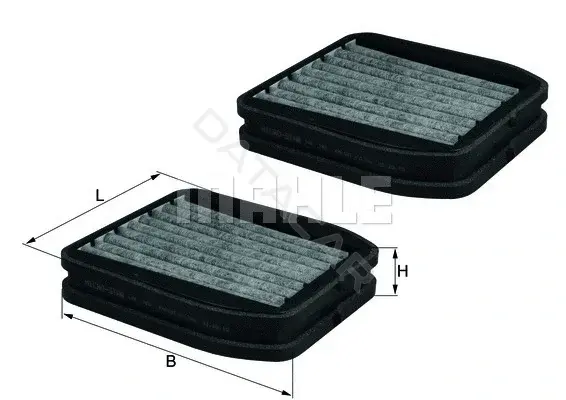 Фильтр салонный KNECHT/MAHLE LKK165/S