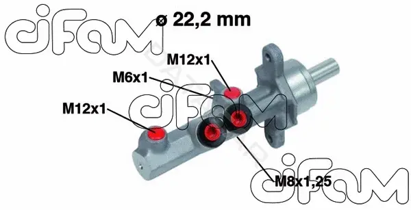 Главный тормозной цилиндр CIFAM 202-721