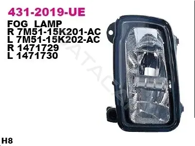 Противотуманные фары DEPO 431-2019L-UE