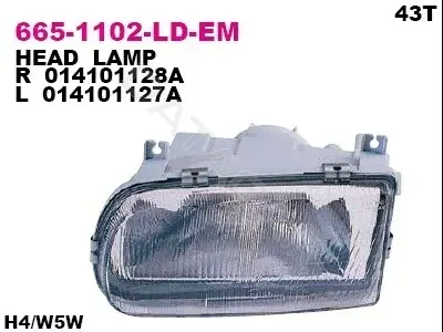 Фары DEPO 665-1102R-LD-EM