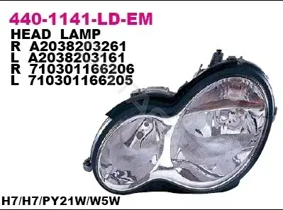 Фары DEPO 440-1141R-LD-EM