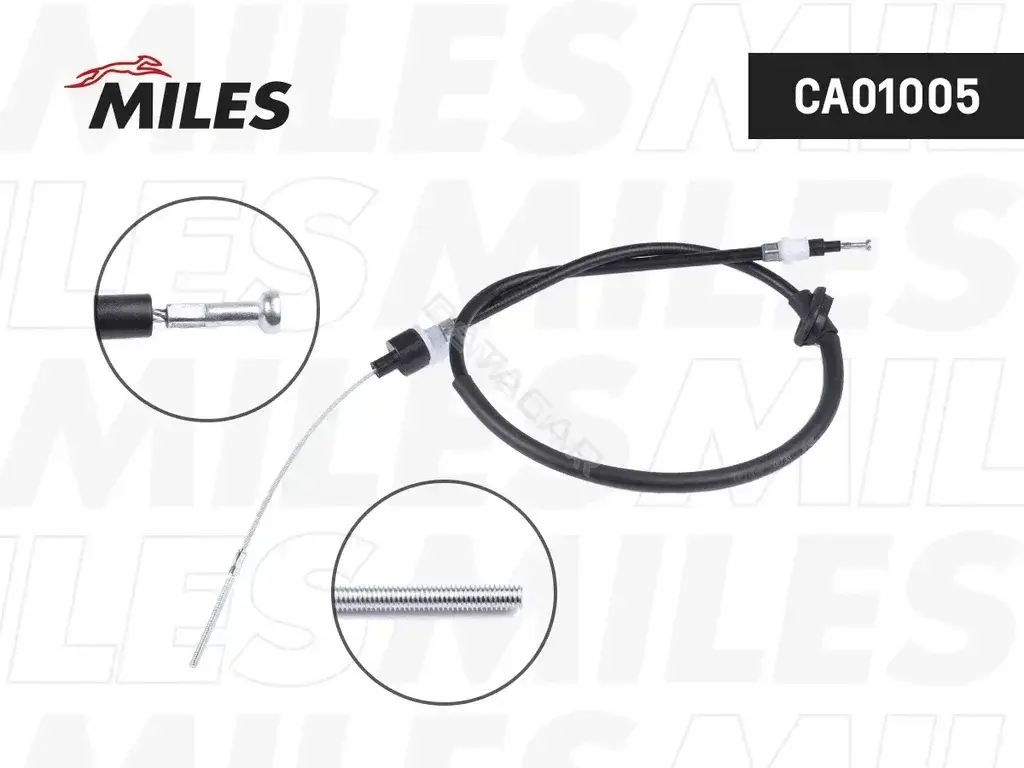 Трос капота MILES CA01005