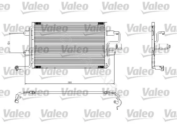 Радиатор кондиционера VALEO 817244