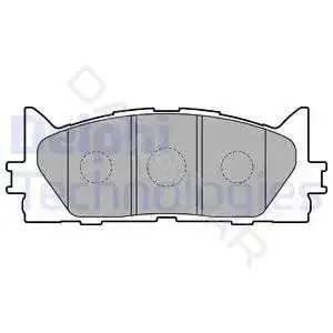 Тормозные колодки DELPHI LP2169