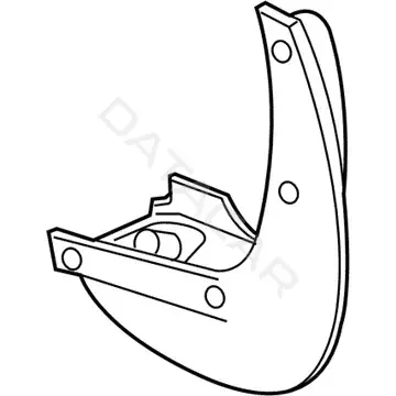Брызговики BMW 82162410137
