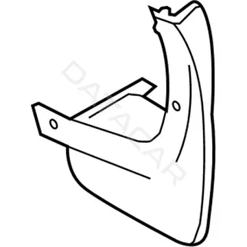 Брызговики BMW 82162467102