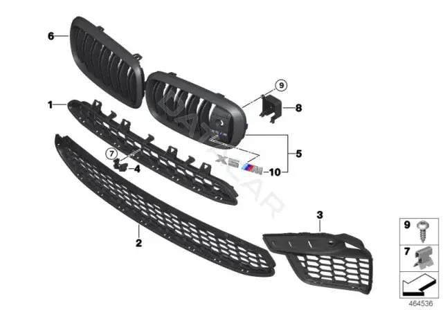 Значки, нашивки, наклейки BMW 51138063149