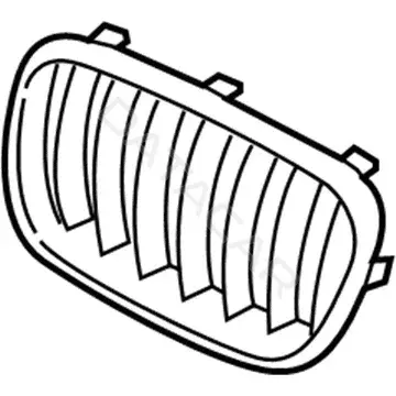 Решетка радиатора BMW 51117237421