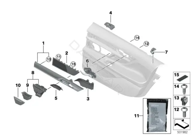 Пепельница урна BMW 51427398886