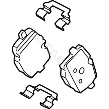 Тормозные колодки BMW 34212284389