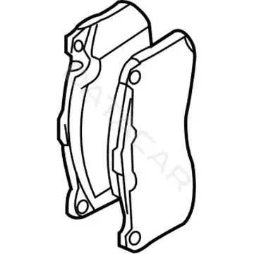 Тормозные колодки BMW 34116786044