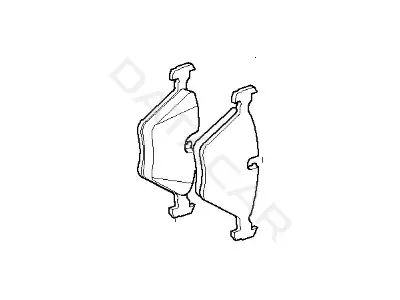 Тормозные колодки BMW 34112282556
